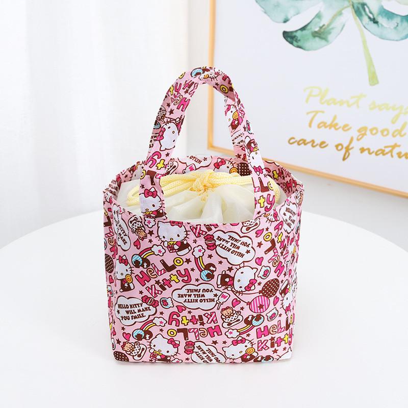 Bag Insulated Lunch With Drawstring For Outings And Picnics