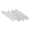 100pcs Pieces of Rectangular Mirror Wall Stickers Self-adhesive Handmade DIY Plastic Material Decorative Mirror Stickers