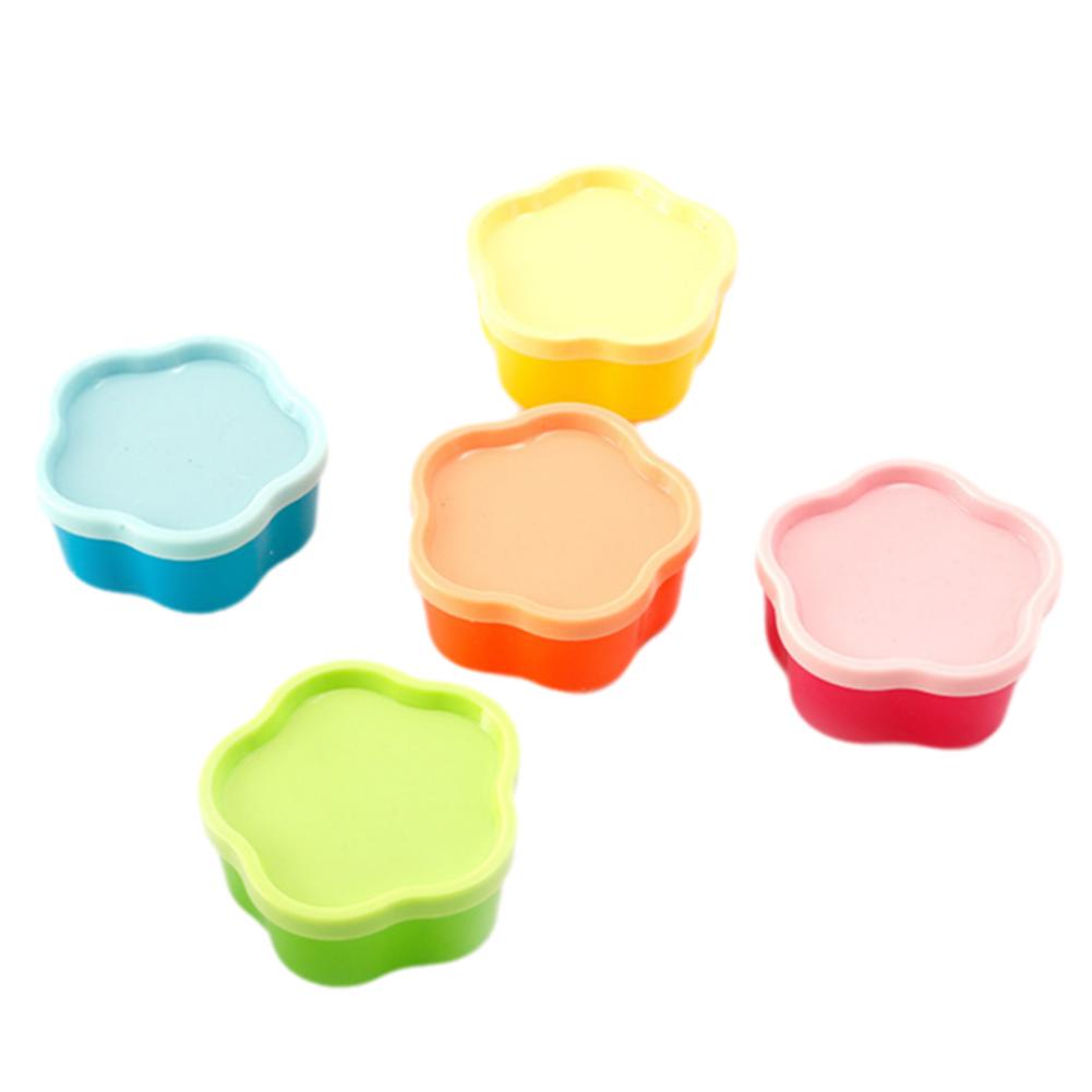 Rainbow Colored Nut Snack Storage Box Desktop Mini Storage Jam Seasoning Box Kitchen Storage Bo S0H9