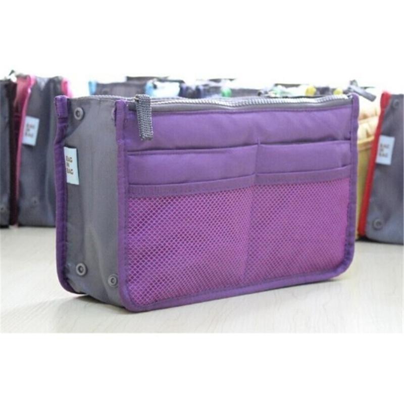 Large Storage Bag Travelling Bag Insert Liner Cosmetic Bag Hot Women Purse Handbag Organizer Travel