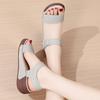 Damer Lett Kilehæler Sandaler 2023 Sommer Nye Sandaler Damer Plattform Lær Elegante Kilesandaler Sandalias Mujer