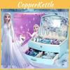 Frozen Elsa Jewelry Storage Box For Girls With Bead Organizer And Gift Set