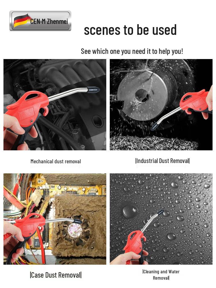 High-Pressure Air Blow Gun for Dust Removal