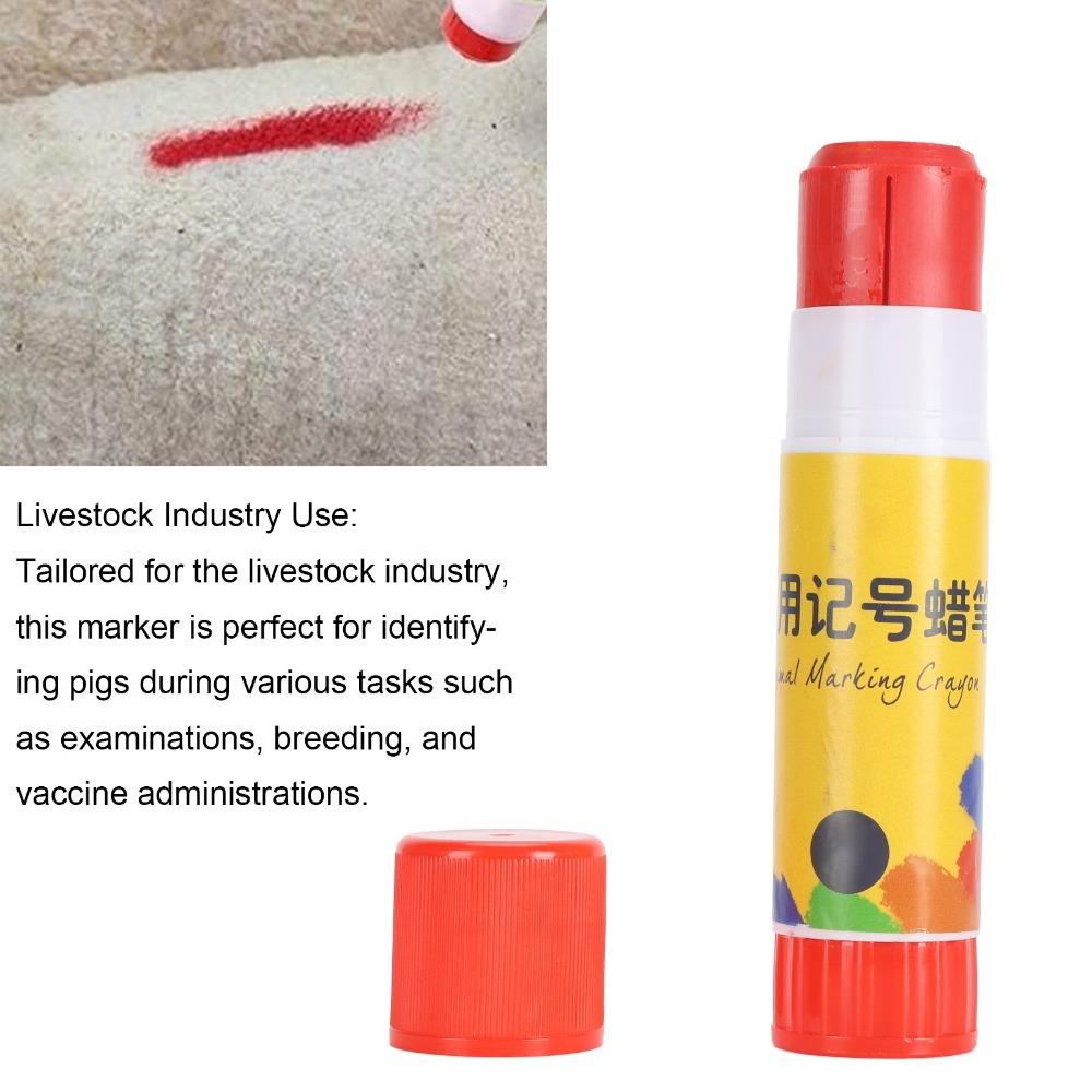 24Pcs Wax Livestock Marking Crayon ABS Farming Marking Accessories Veterinary Marker Cattle