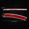 Ygmylandbb Fender Marker Wheel Side Marker Side Turn 18 Universal US Set of 2 Arches, Eyebrows, Lamps, Signals, LEDs, Fit, 12-24V, Red, Spec,