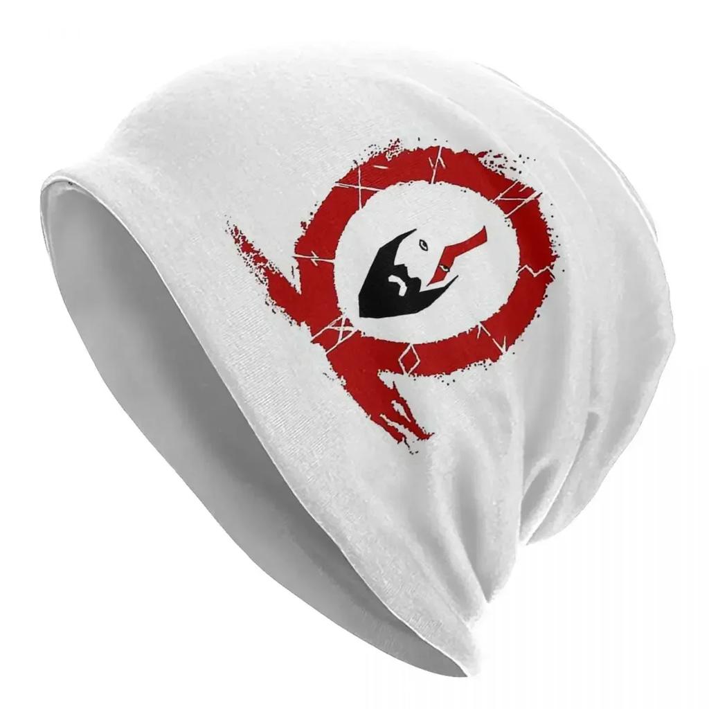 Skull Kratos God Of War Unisex Adult Beanies Caps Knitted Bonnet Hat Warm Fashion Autumn Winter Outdoor Skullies Hats