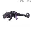 15cm Fashion 3D Printed Dragon Chameleon Figures Multi-joint Movable Simulation for Home Accessories Kids Gift Room Decoration