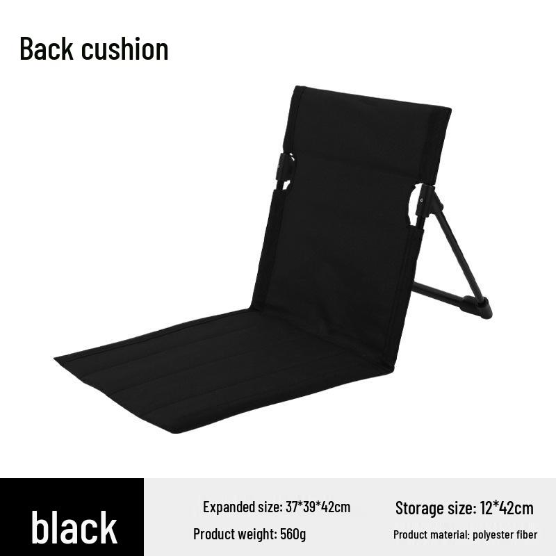 Portable Folding Outdoor Chair with Backrest - Ideal for Camping, Lawn, and Beach