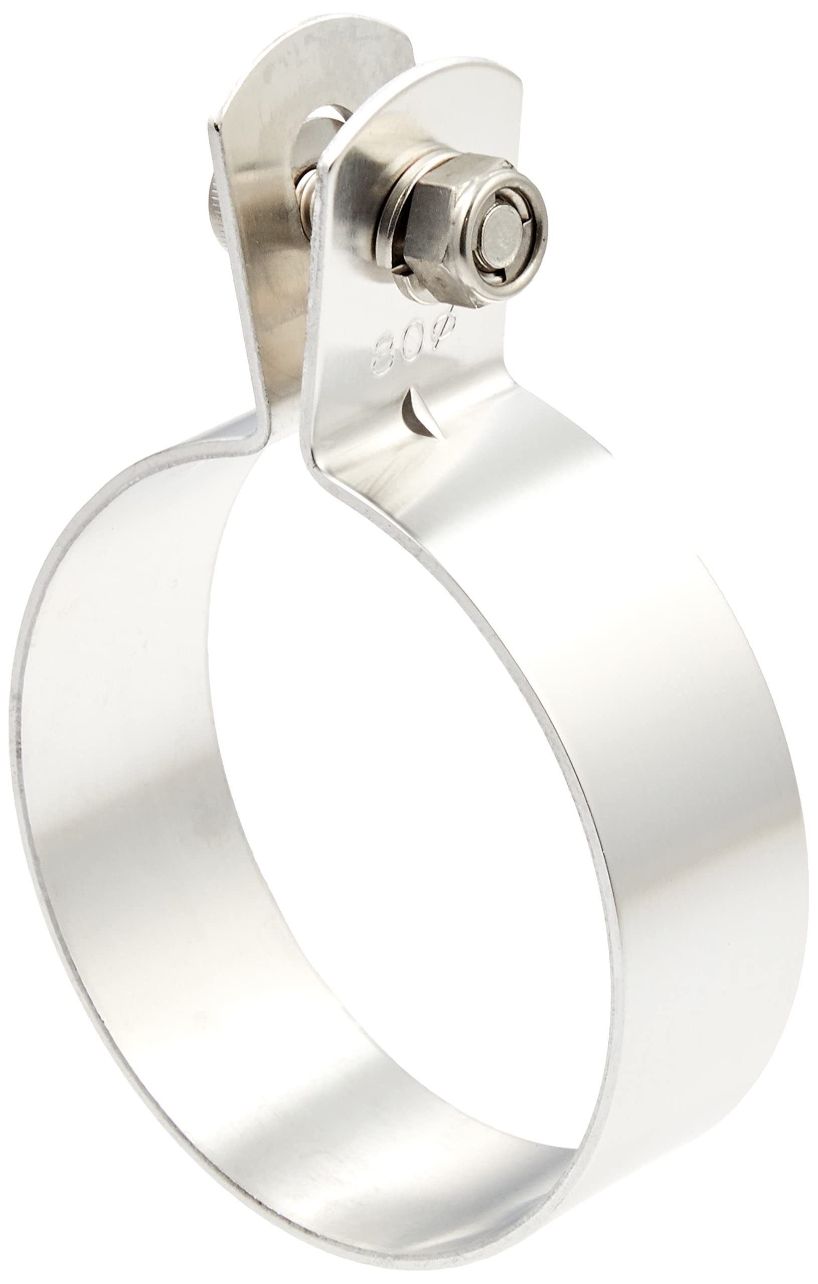 

Kijima 209-2803 Motorcycle Parts Muffler Band, 3.1 inches (80 mm), General Purpose, Aluminum/Silver