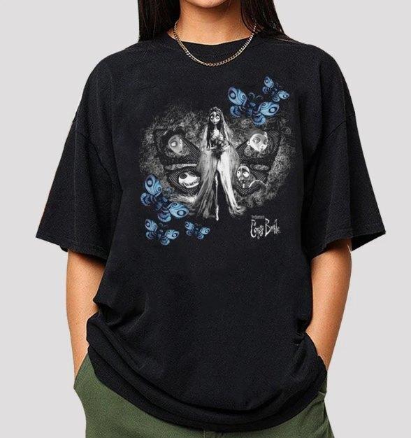Corpse Bride Horror Movie Inspired Tee Corpse Bride Bride to Be Shirt L