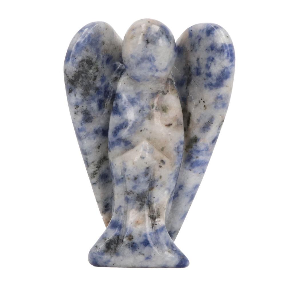 1pcs 1.97 Inch Size Comforting Crystal Figurine Angel Gemstone Decor Home Decor