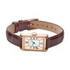 Authorized Dealer Matow Watches Watches mw004004 Oborozuki Square Rose Gold Brown Leather [MATOW] Ladies' [Tsuki]
