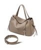 Athe Vanessabruno [Demain] Taupe Beige Leather Deman Tote Bag S Aaba6F281I3