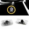 ColorBuy Courtesy Light Courtesi LED Logo Curtain Lamp for CROWN Crown Car (CROWN Yellow)