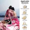 Ariana Grande Collage Blanket Soft Throw Blanket For Home Bedroom Bed Sofa Travel Office Solid Christmas Blanket