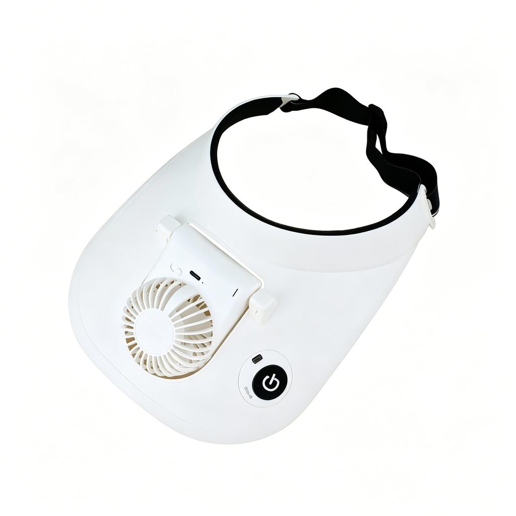 Color USB Charging Sun Hat with Extended - 3- with Fan for