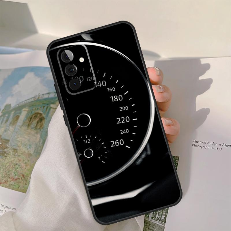 Cool Retro Speedometer Case For Samsung Galaxy A16 A26 A56 A36 A06 A52 A53 A33 A13 A34 A54 A14 A15 A35 A55 A22 A32