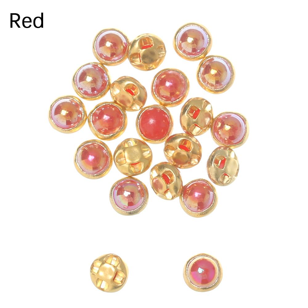 20Pcs 4mm Mini Doll Buttons Ultra-small Pearl Buckle Doll Bags Shoes Craft Buckle DIY 1/6 Doll Clothing Buckles Accessories