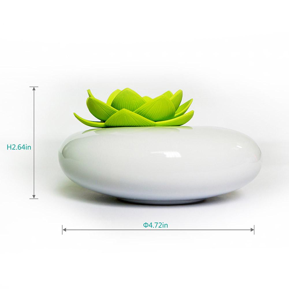 Heim-Lotus-Form Leiser Keramik Ultraschall Aroma Luftbefeuchter