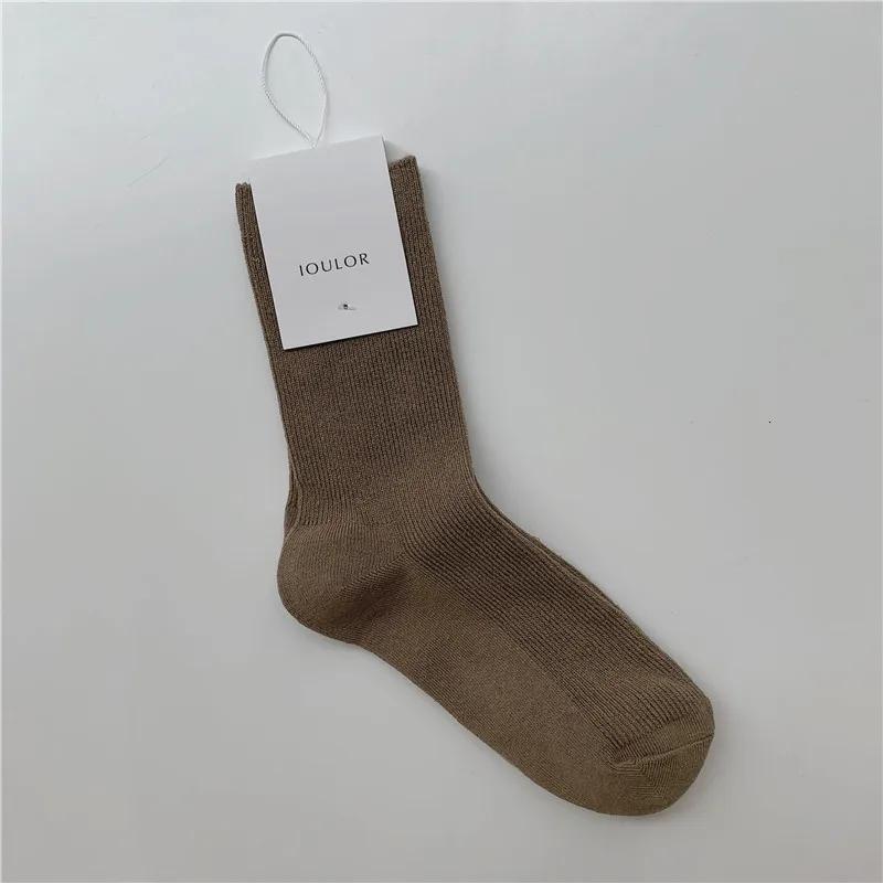 SP&CITY Harajuku Simple Solid Women's Warm Socks Women Winter Thick Soft Cotton Socks Keep Warm Striped Short Socks Ladies Sox