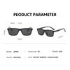 6 In 1 Polarized Clip Optical Magnetic Sunglasses Clip On Magnet Prescription Myopia PC Glasses -0.5 TO -6.0 Square Frame