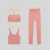 LULU Original Three-Piece Yoga Set: Beautiful Back Y/U-Shaped Vest & Quick-Dry, Breathable Nine-Point Pants for Women