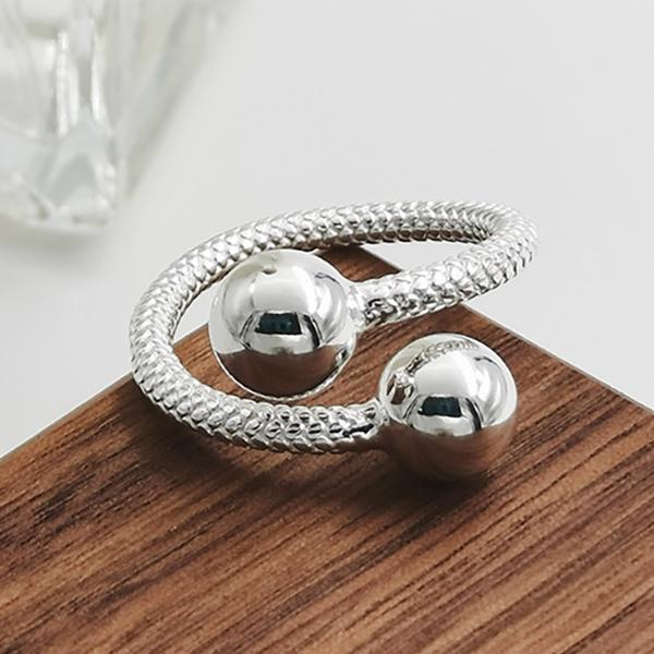 925 Silver Planet Wrap Ring For Women Gift Irregular Geometry Punk Jewelry Accessories