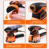 350W Round Random Orbits Sander Electric Wood Grinder Polishing Machine with 20pcs 125mm Sandpaper Dust Collection