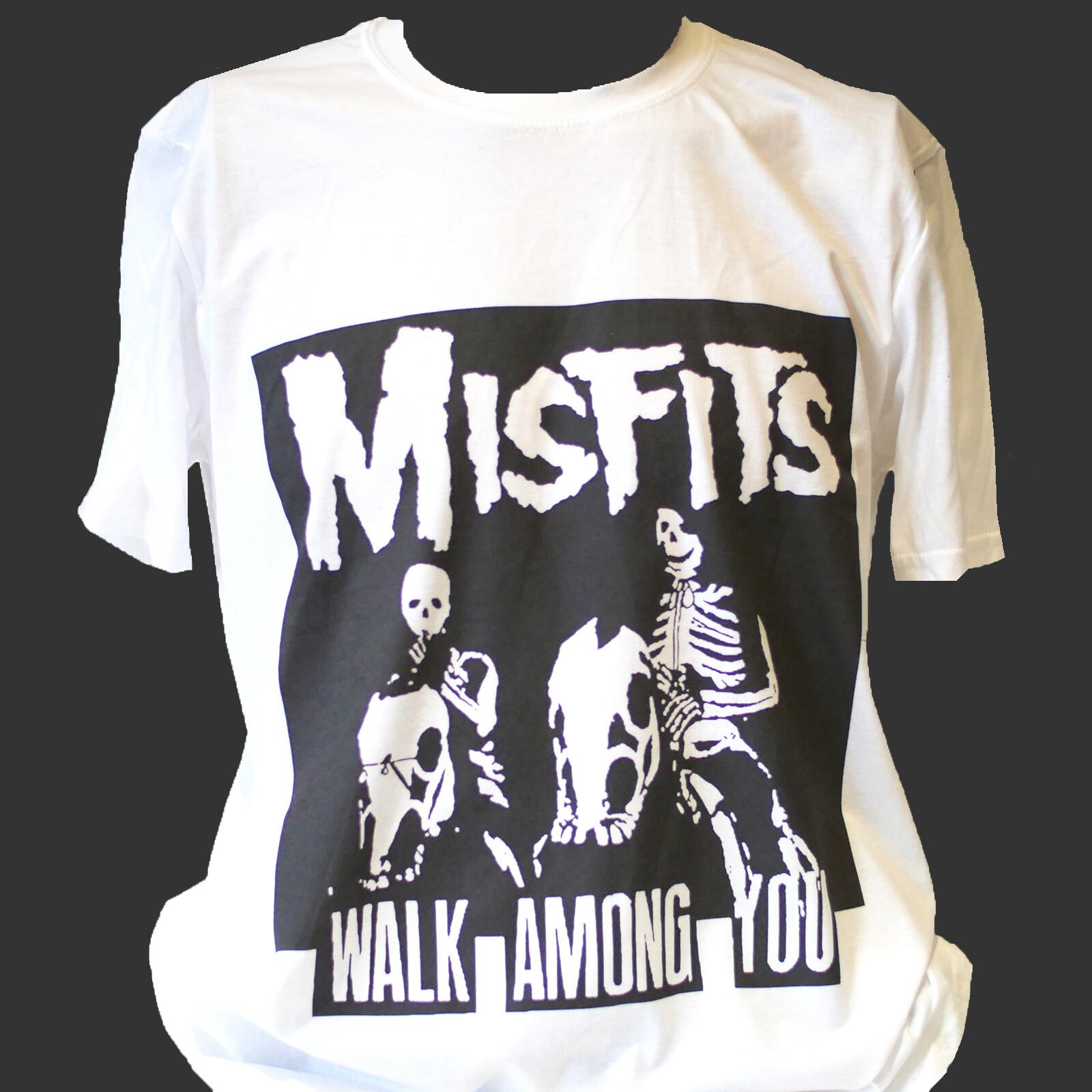 MISFITS METAL GOTH PUNK ROCK T-Shirt Mens Womens Tees Top unisex S-3XL 4XL