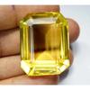 130 Ct Natural Brazilian Yellow Topaz Emerald Cut Premium  Certified Gemstone
