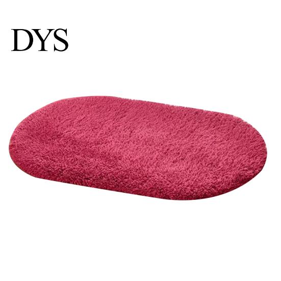 Effen Kleur Pluizig Antislip Waterabsorberend Badkamer Slaapkamer Mat Kussen Tapijt Vloerkleed