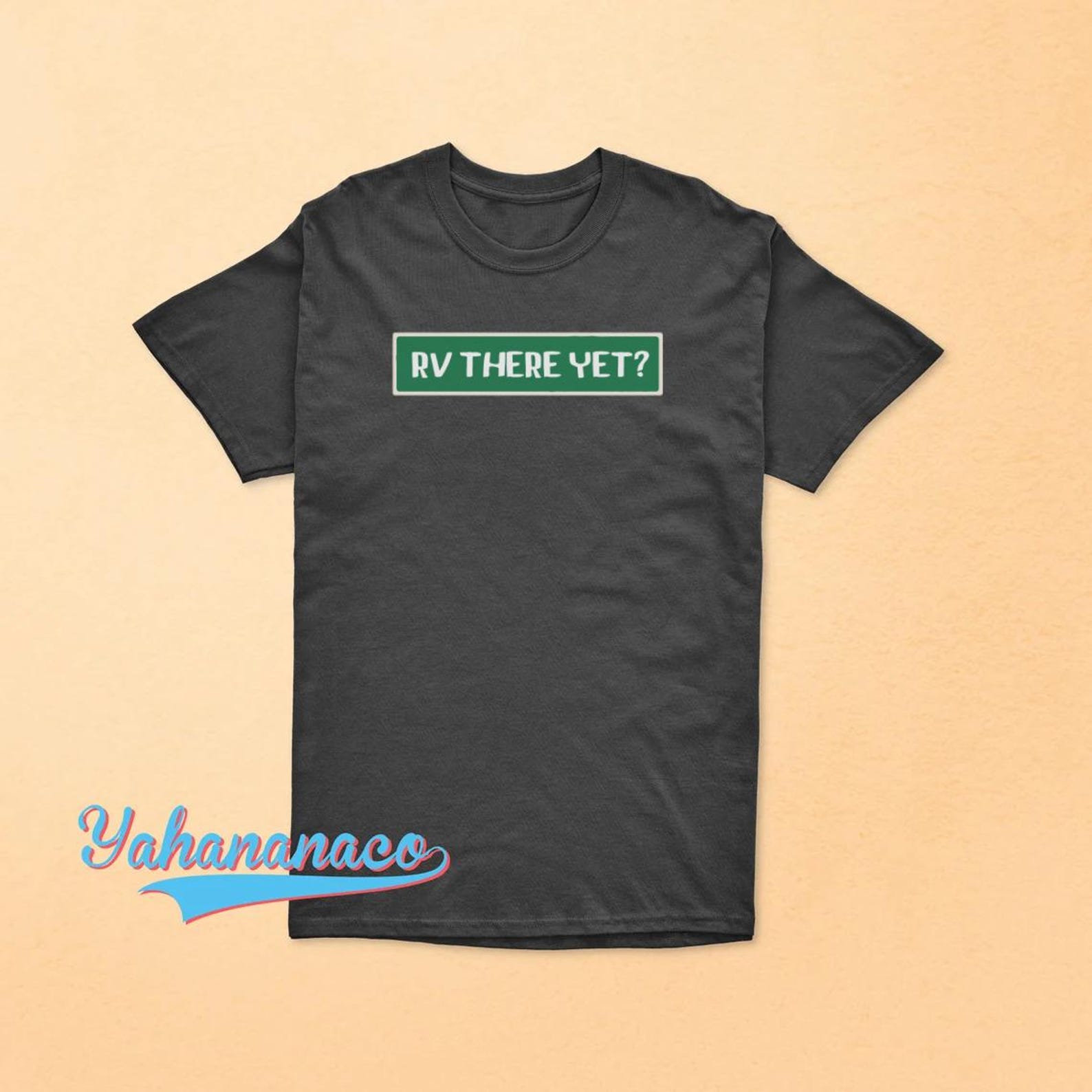 RV There Yet? Game T-shirt Dad Core Co-op Survival Indie Game Black Gildan T-Shirt S