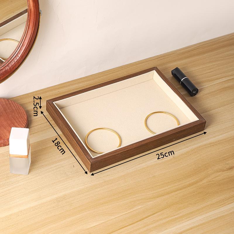 

Панель для демонстрации ювелирных изделий из массива дерева Фланелевый стол для хранения колец, серег, ожерелий Дисплеи для торговых центров Вместимость Ювелирные пластины