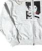 Sk8Er Rock Boy Or Girl Sweat Hood Zip-Up ((White Melange))