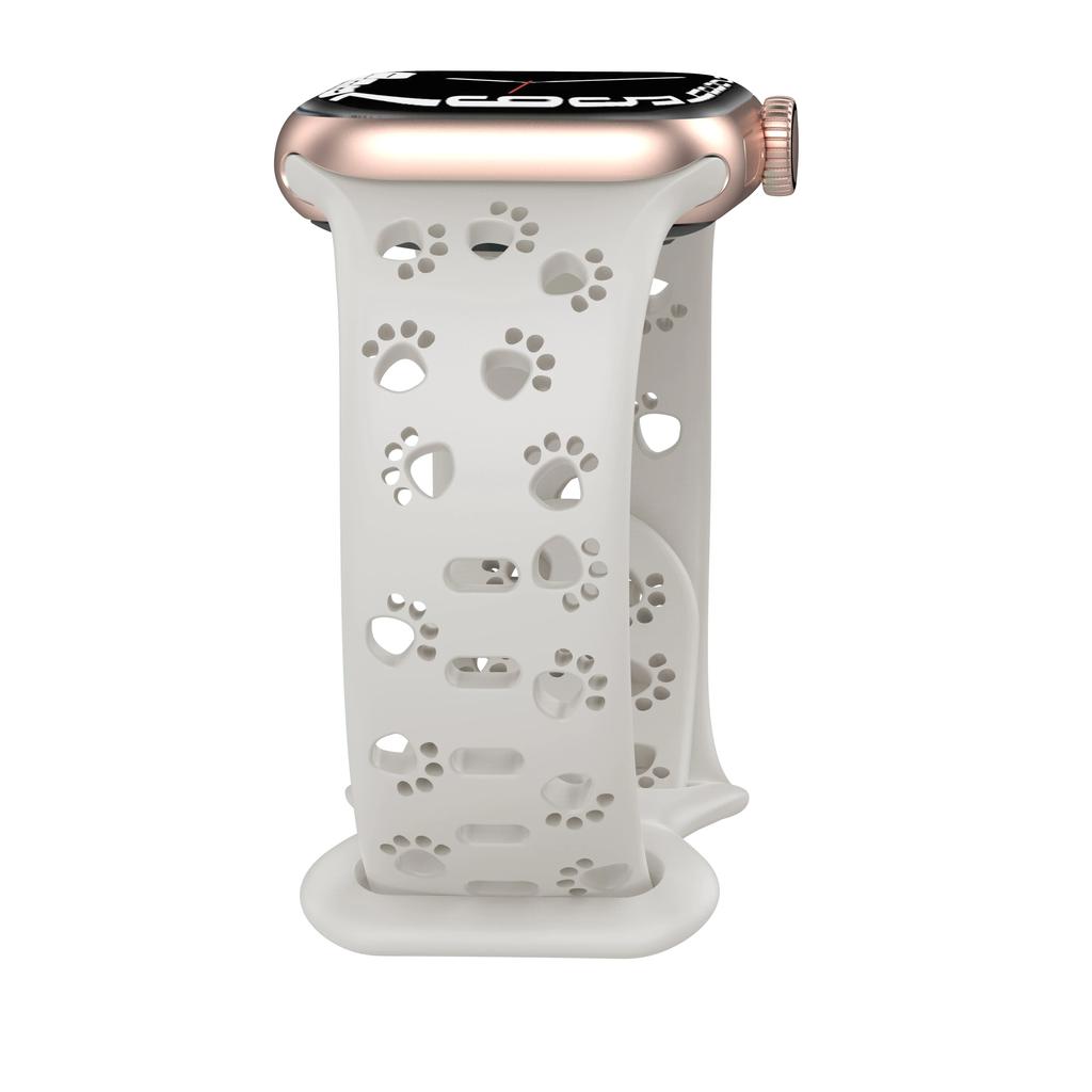 Classic Dog Paw Silicone Strap For Apple Watch Band 44mm 40mm Correa 38 42mm bracelet iwatch Series ultra 8 7 SE 6 5 4 3 49mm 45 mm 41mm