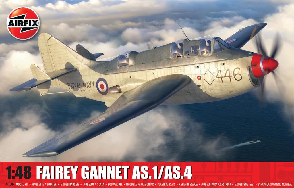 Airfix Fairy Gannet Plastic Model X11007 1/48 AS.1/AS.4