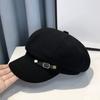 Casual Octagonal Newsboy Hat Accessories Retro Berets Caps Fashion Designer Buckets Hat Women