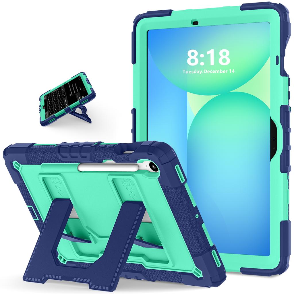 Stand Case for Samsung Tab S10 Lite S9 FE Tab A11 A9 Plus A9+ A11+ Tablet Case Heavy Duty Thick Shockproof Hard Cover