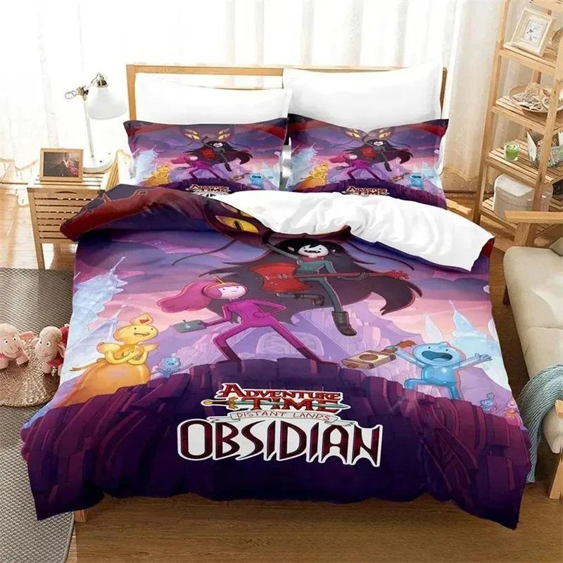 3D Print Adventure Time Finn Jake The Dog Face Bedding Set Boys Girls Twin Queen King Size Duvet Cover Pillowcase Bed boys Adult