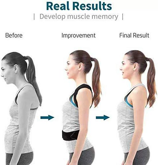 Posture Correction Belt with Shoulder Strap Support