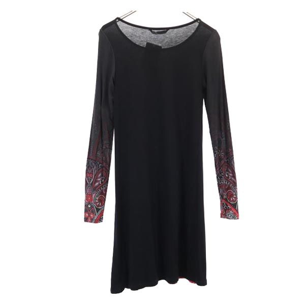 Unused Desigual Paisley Pattern Long Sleeve T-shirt One Piece XS Cut Women Used