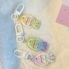 Ice Transparent Colorful Fish Keychain Gift Kawaii Lanyard Trinket