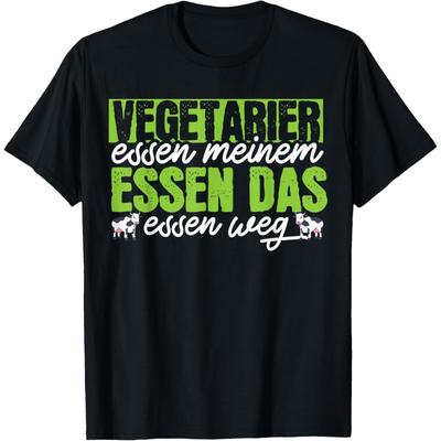 Vegetarian Esse Anti Second Hand Meat Cow T-Shirt