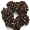 Jenny Over Willow Dot Scrunchie (Brown)