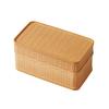Takenaka RATT Lunch Top Tier Bottom Tier 360ml Box, 2-Tier, Brown, 180ml,