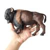 Large American Bison Buffalo Model Toy for Children's Learning