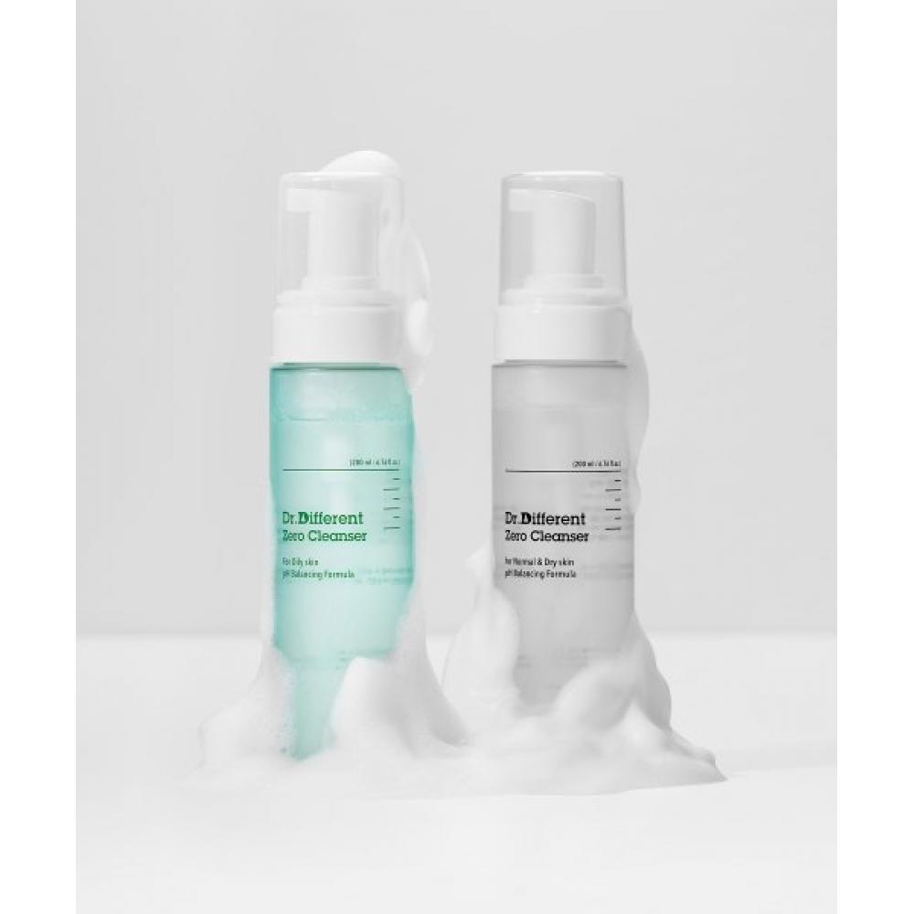 Dr.different Zero Cleanser Duo Cleansing Foam Set ZERO CLEANSER For Medium Dry+Oily Skin