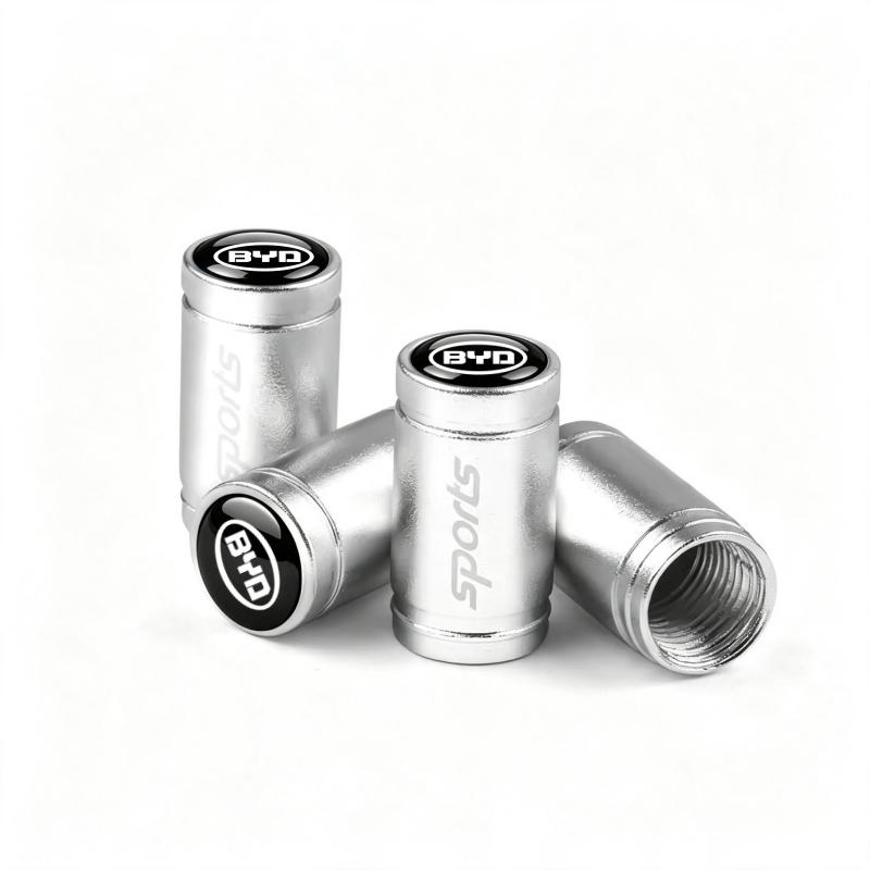 4Pcs Aluminum Alloy Car Tire Valve Stem Caps For BYD Seal U Dolphin Mini Sealion 7 Song Pro ATTO 3 Yuan UP Dolphin Seal 5 Stem Caps1