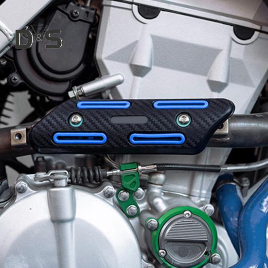 Motorrad-Auspuffrohrabdeckung, Verbrühungsschutz, Wärmedämmung, Universal-Motorrad-Auspuffrohrverkleidungsschutz, Schild, Schutz, Modifikation, Ersatzteile