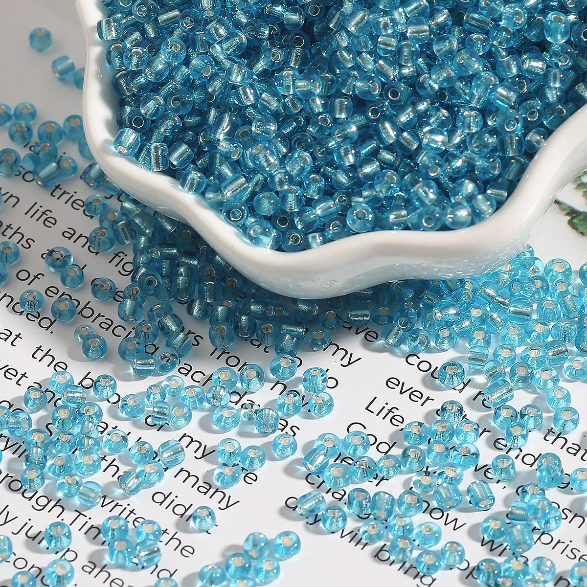 

Цветные чешские стеклянные бусины, хрустальные бусины с круглыми отверстиями для изготовления ювелирных изделий своими руками, ручная работа 2mm 1000pcs